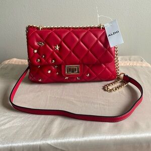 NWT Red Aldo purse!